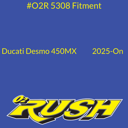 O2 RUSH High‑Performance Single‑Stage Saw‑Tooth Foam Air Filter – Fits Ducati 450MX (2025+) – Washable, Reusable, Maximum Airflow & Engine Protection – CNC‑Profiled Race‑Ready Filter