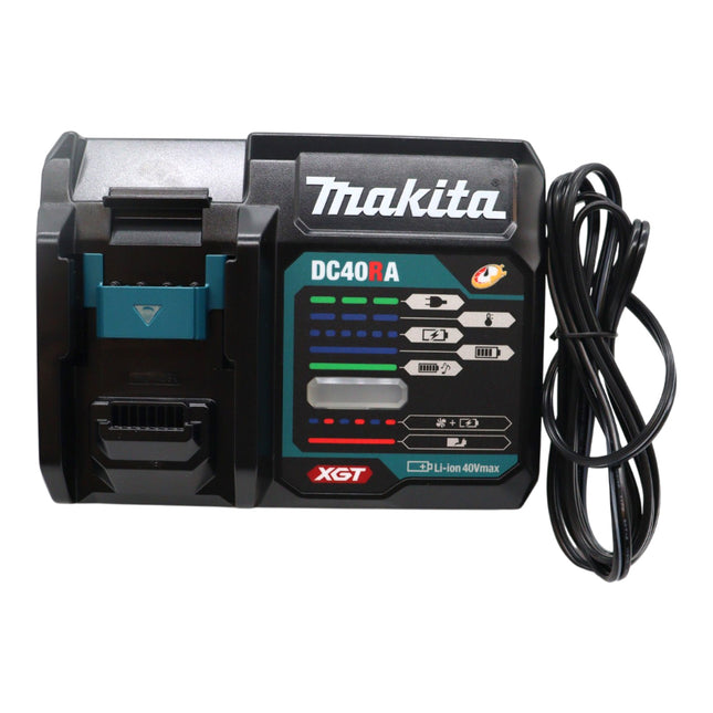 Makita DC40RC 40V MAX XGT Lithium-Ion Battery Charger, Standard Fast Charger with Cooling Fan and LED Charge Indicator, Compatible with XGT Batteries
