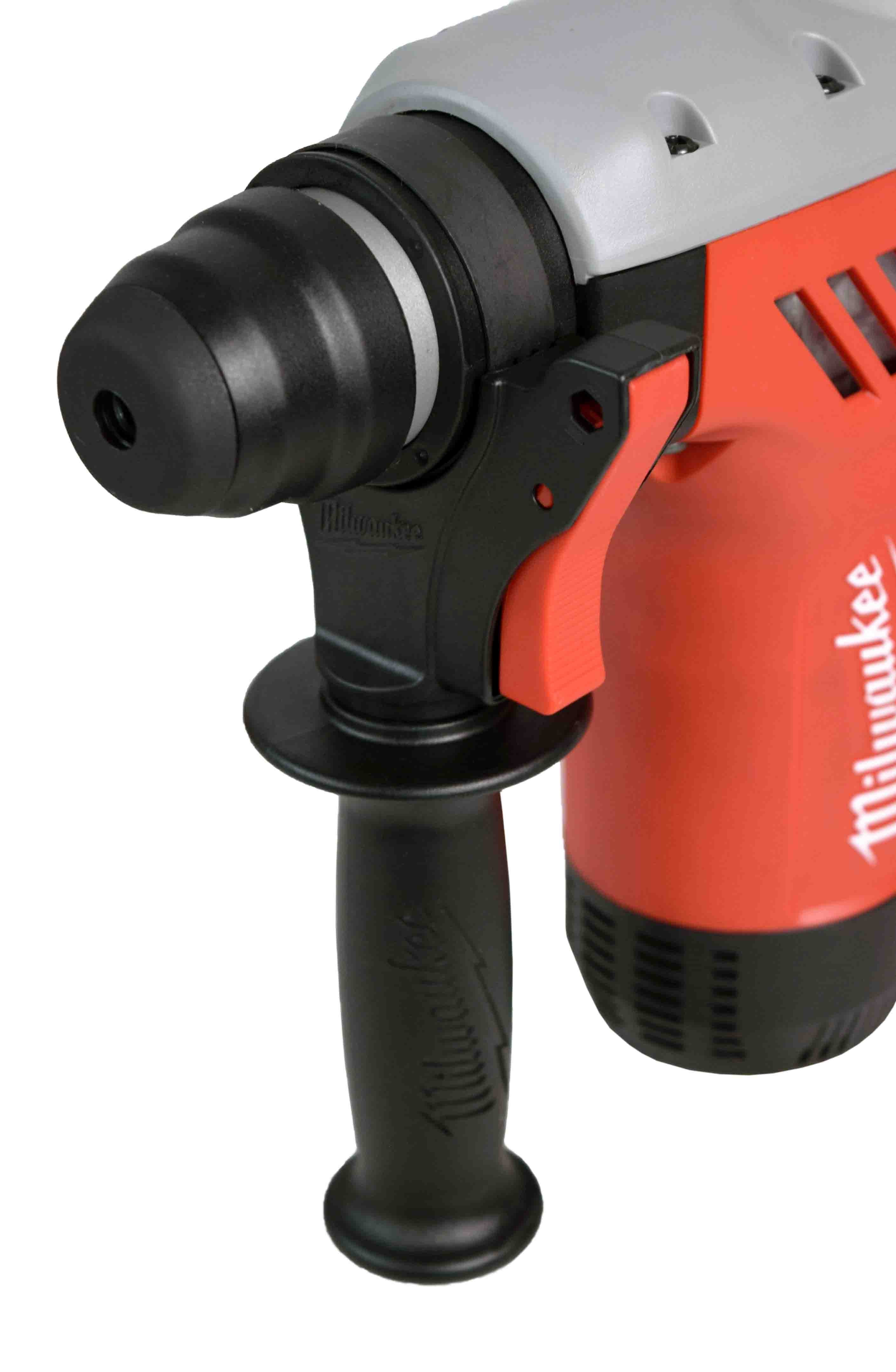 Milwaukee 1-1/8" SDS-Plus Rotary Hammer Kit – 8.0 AMP Corded Hammer Drill with Anti-Vibration Technology, Variable Speed, Hammer/Drill/Chisel Modes, Side Handle, Depth Rod, Carrying Case