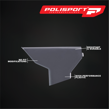 Polisport 8611800003 AirBox Cover for Husqvarna TC/FC 2025+ & TE/FE 2026+ – Nardo Grey – OEM-Style Replica Plastic with Durable Gloss Finish Perfect Factory Fit Impact Resistant