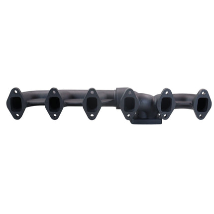 Diesel Power Source MAN0170 Fummins Exhaust Manifold 2-Piece T3 Ford Cummins Swap 5.9L 12V Performance High Flow Cast Iron Lower EGTs Faster Spool Direct Fit Conversion Kit