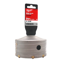 Milwaukee 48‑20‑5255 SDS Core Bit, 4‑3/8 in. Diameter x 2 in. Depth, Heavy‑Duty Masonry Drilling