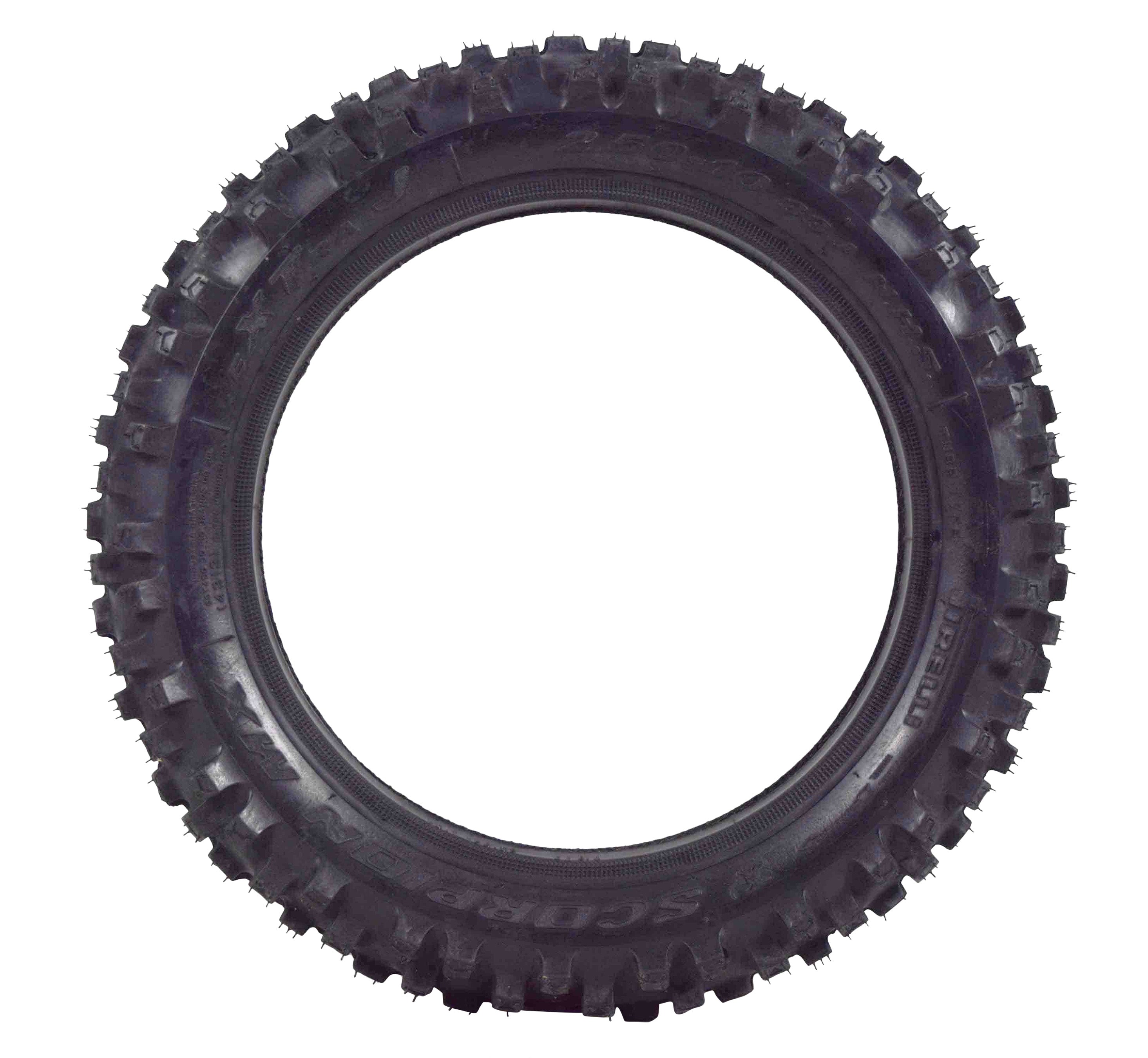 Pirelli Scorpion MX Extra J 2.50-10 33J Tube Type Front Motorcycle Tires with Inner Tubes, High-Performance Pit Bike Motocross Tire for Enhanced Traction and Durability (2 Pack)