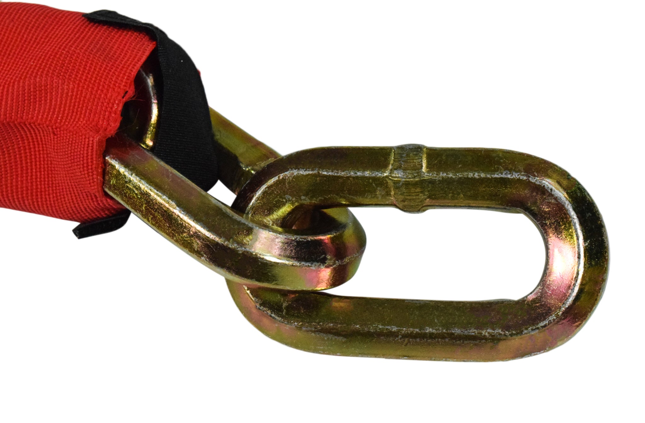 New-York-Red-FAHGETTABOUDIT-Chain-1415-14mm-x-150cm-with-NY-Disc-15mm-Lock-HEAVY-image-4