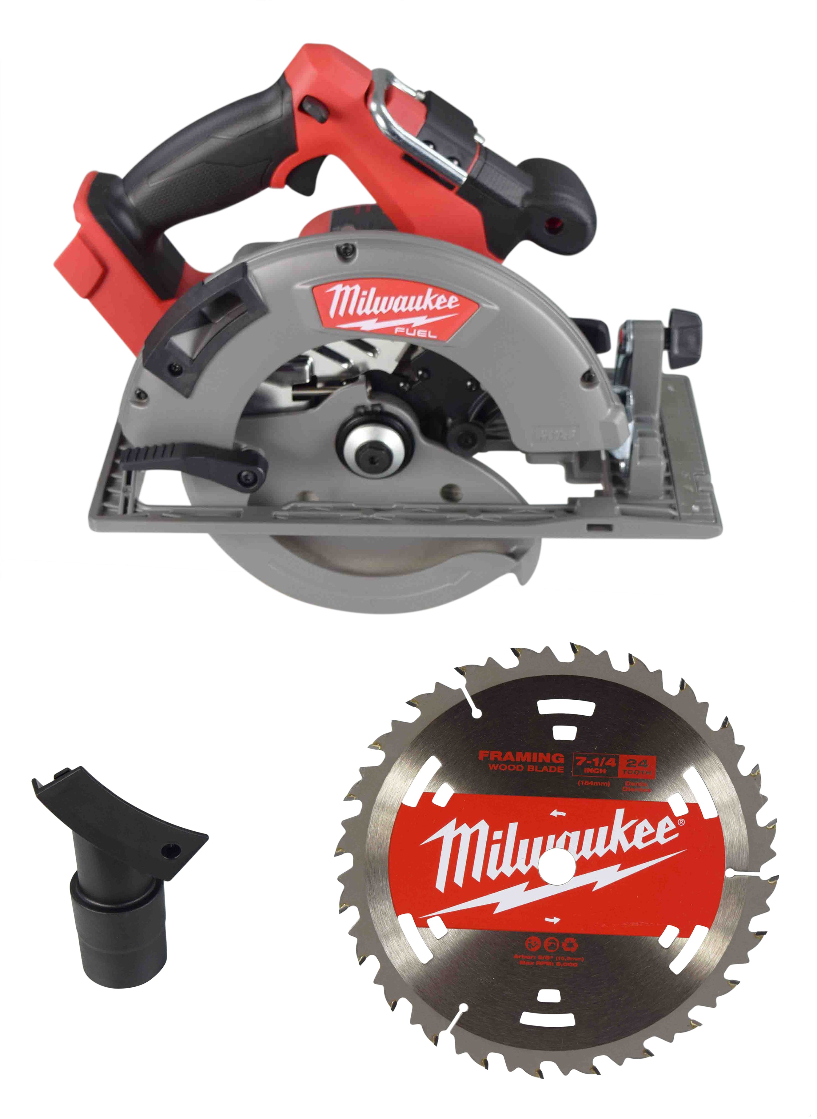 Milwaukee 2732-20 M18 18V Lithium-Ion FUEL Circular Saw (Tool Only)  2732-20