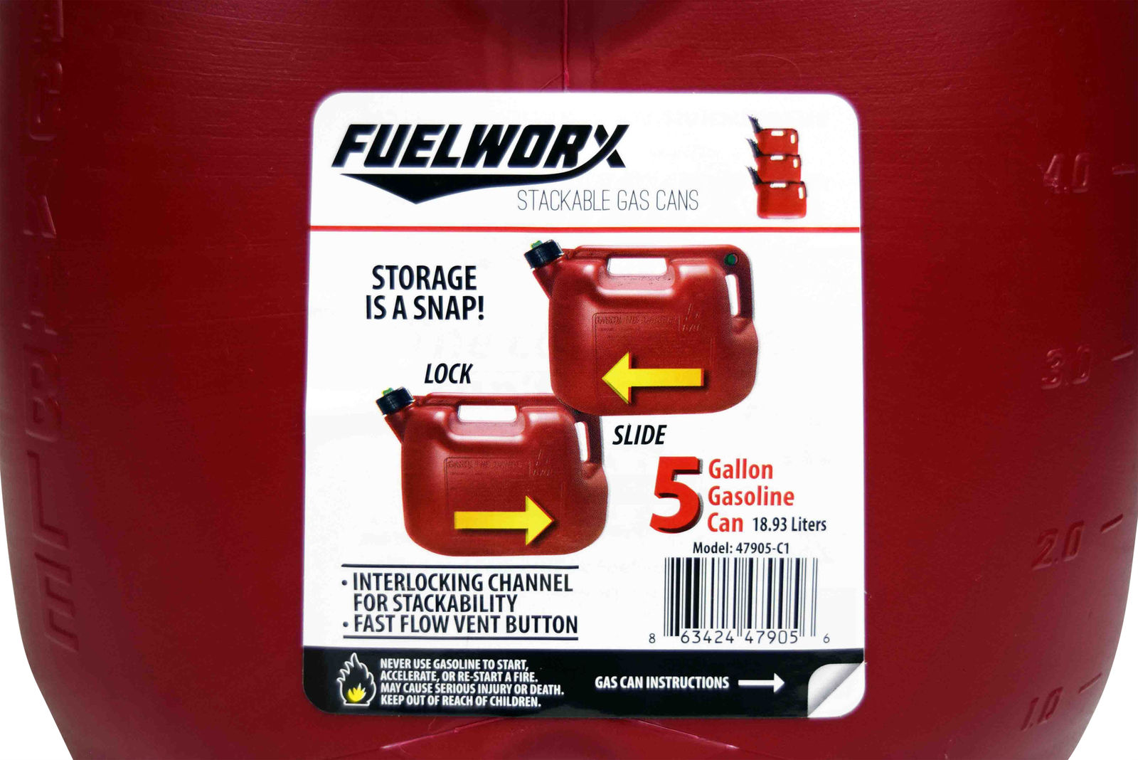 Fuelworx-Non-Spill-5-Gallon-Stackable-Gas-Can-image-3