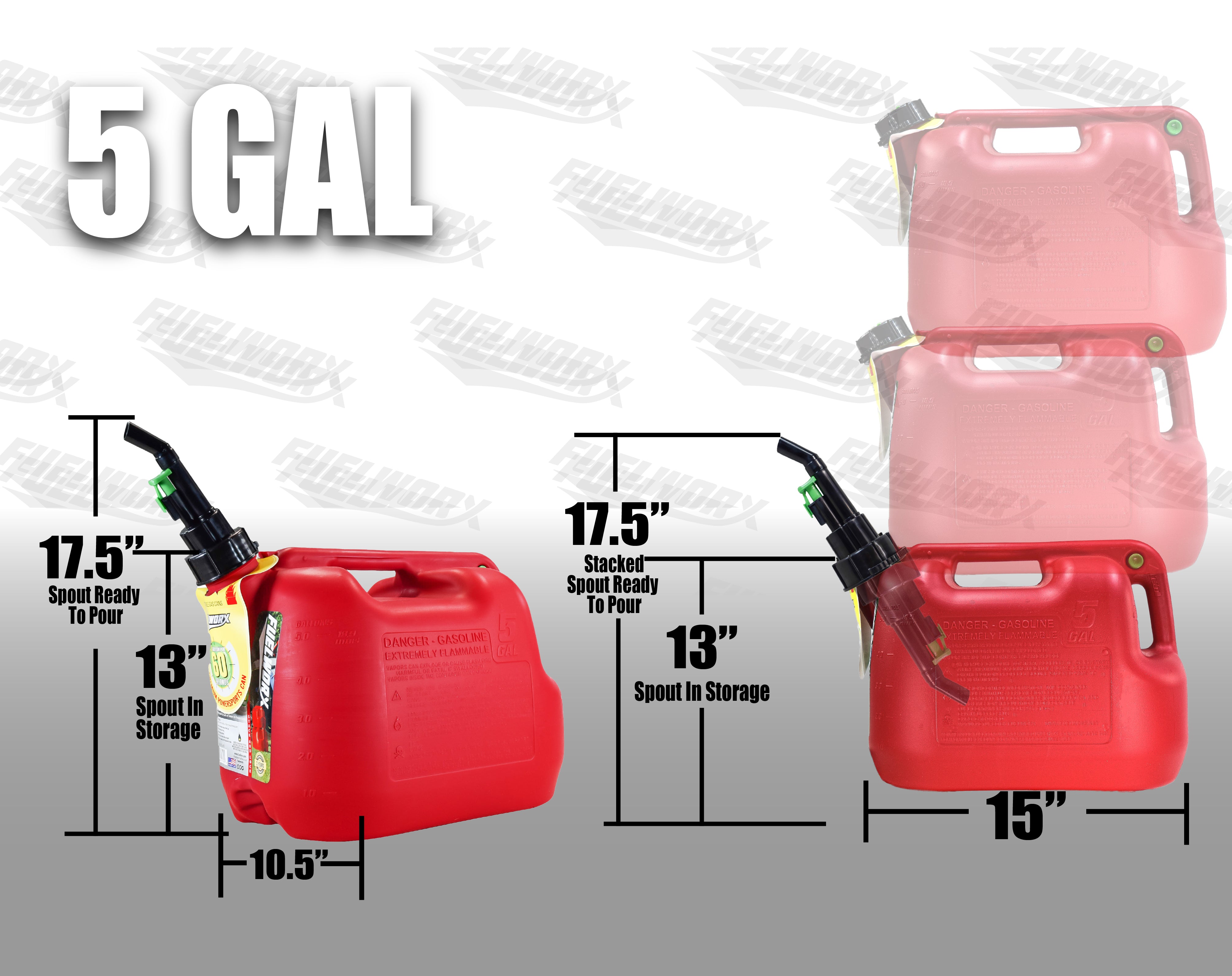 Fuelworx-Red-5-Gallon-Stackable-Fast-Pour-Gas-Fuel-Can-CARB-Compliant-Made-in-The-USA-5-Gallon-Gas-Can-Single-image-5