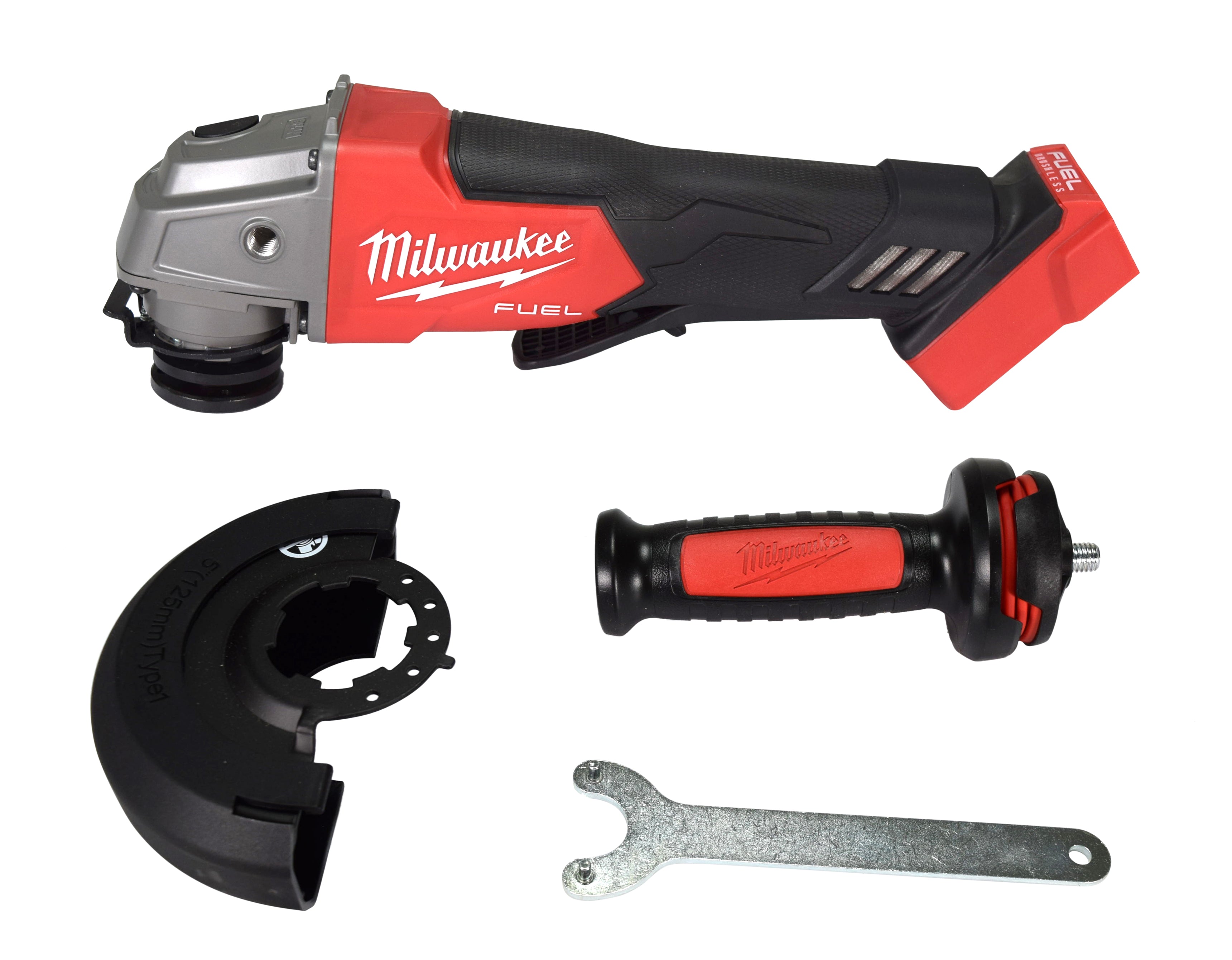 Milwaukee-2880-20-M18-FUEL-4-1-2-5-Grinder-Paddle-Switch-No-Lock-No-Charger-No-Battery-Bare-Tool-Only-image-1