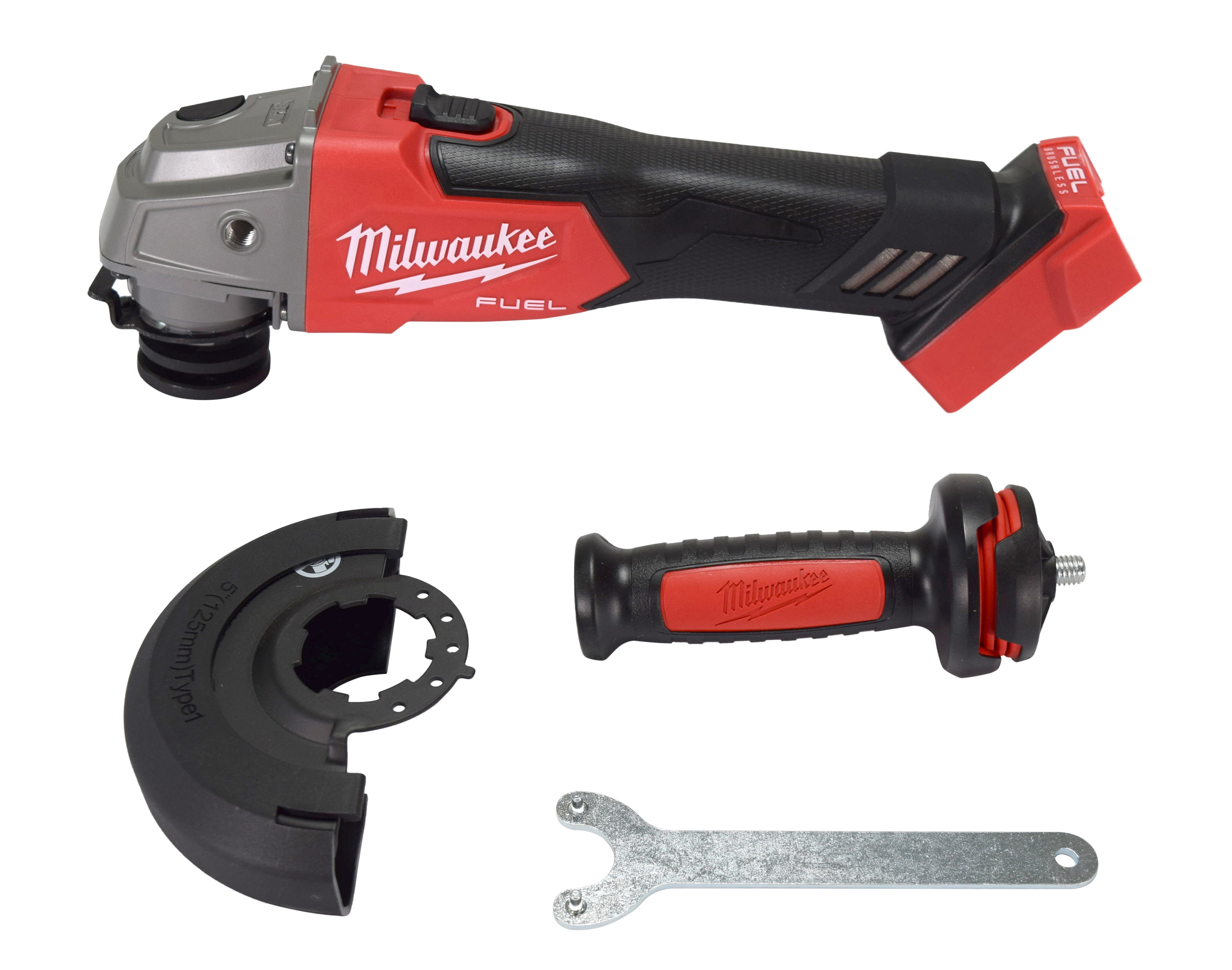 Milwaukee-2881-20-M18-FUEL-18-Volt-Lithium-Ion-Brushless-Cordless-4-1-2-in.-5-in.-Grinder-with-Slide-Switch-Tool-Only-image-1