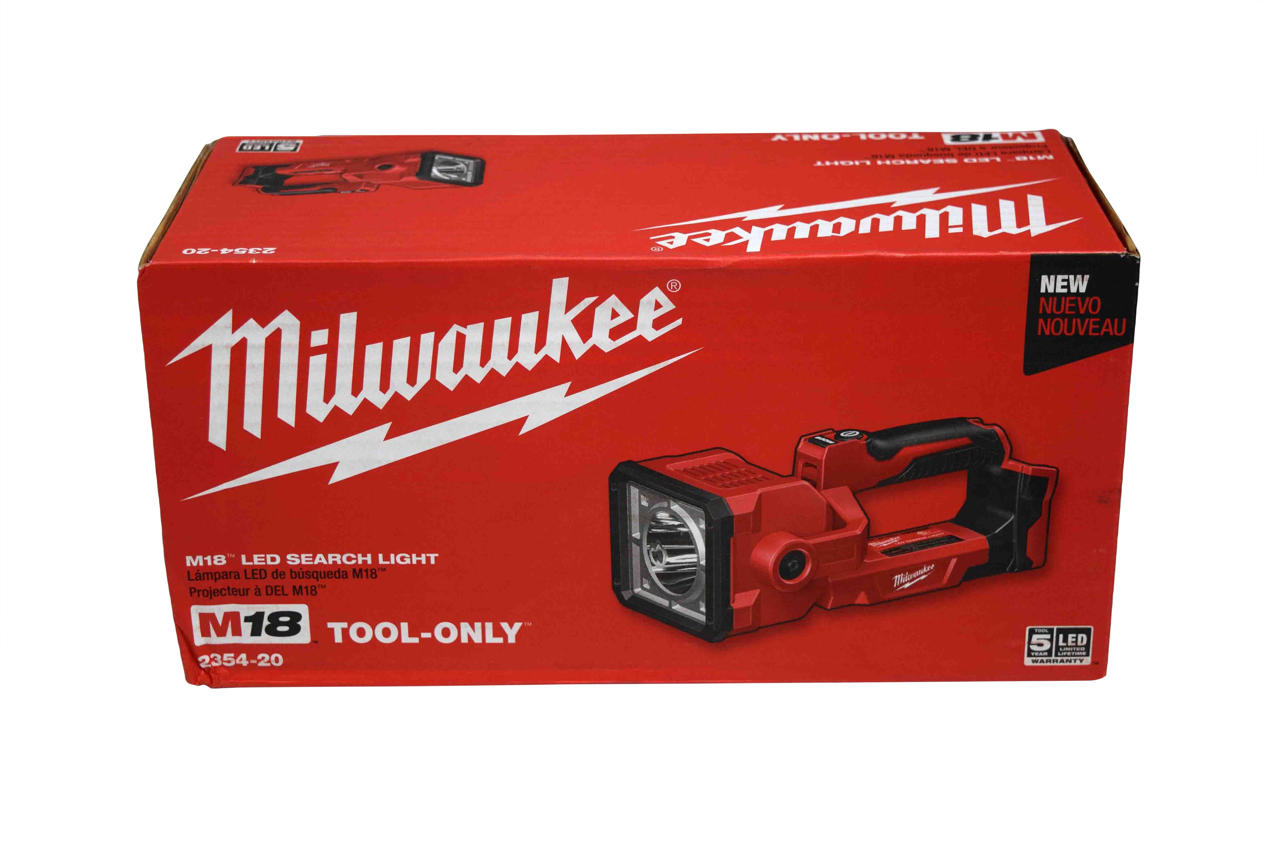 Milwaukee 2354-20 18V Li-Ion Cordless 1250-Lumen Search Light (Tool-Only)  2354-20