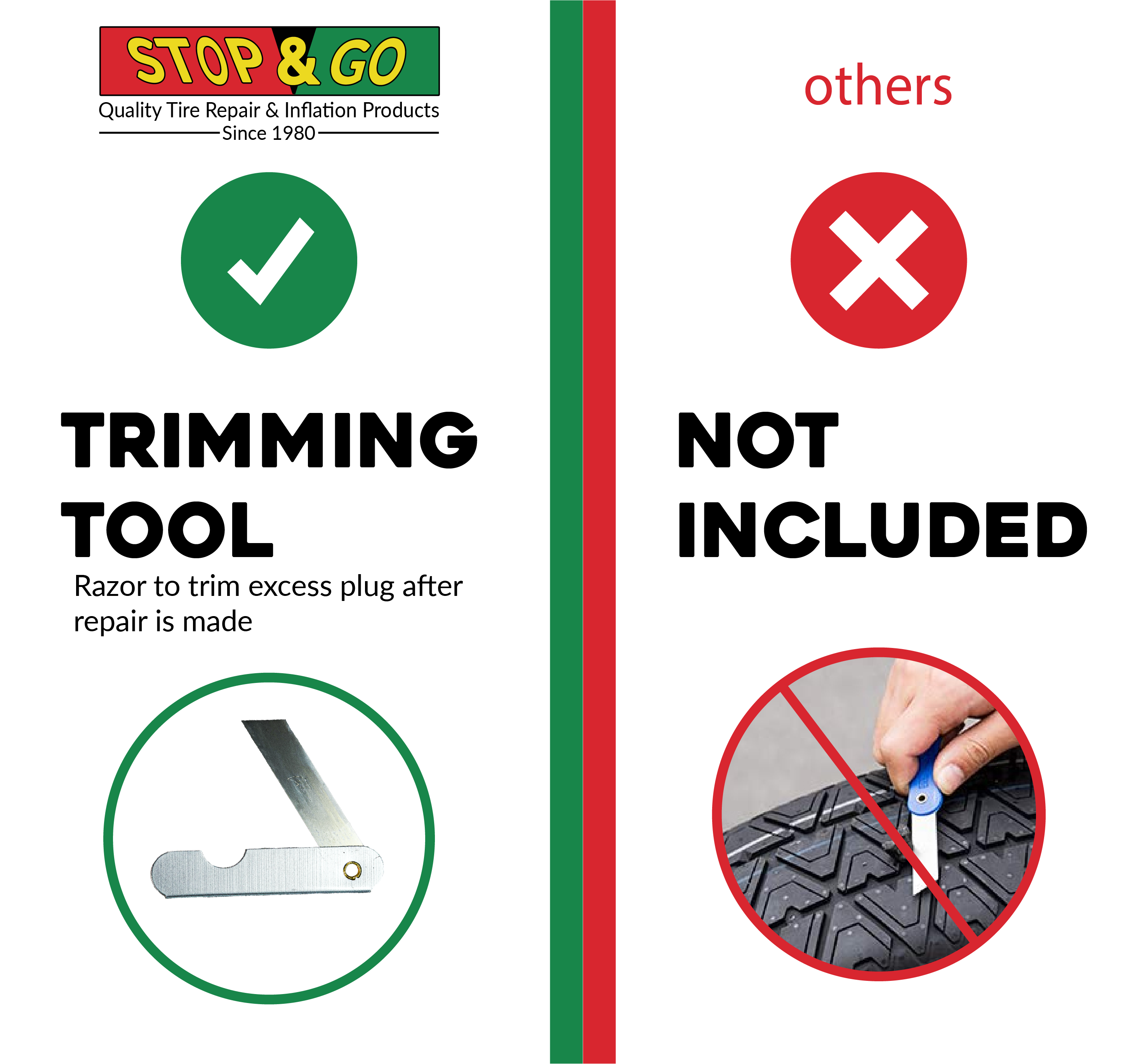 Stop-Go-1020-25-Piece-Tubeless-T-Handle-Rope-Plug-Tire-Repair-Kit-20-Plugs-image-7