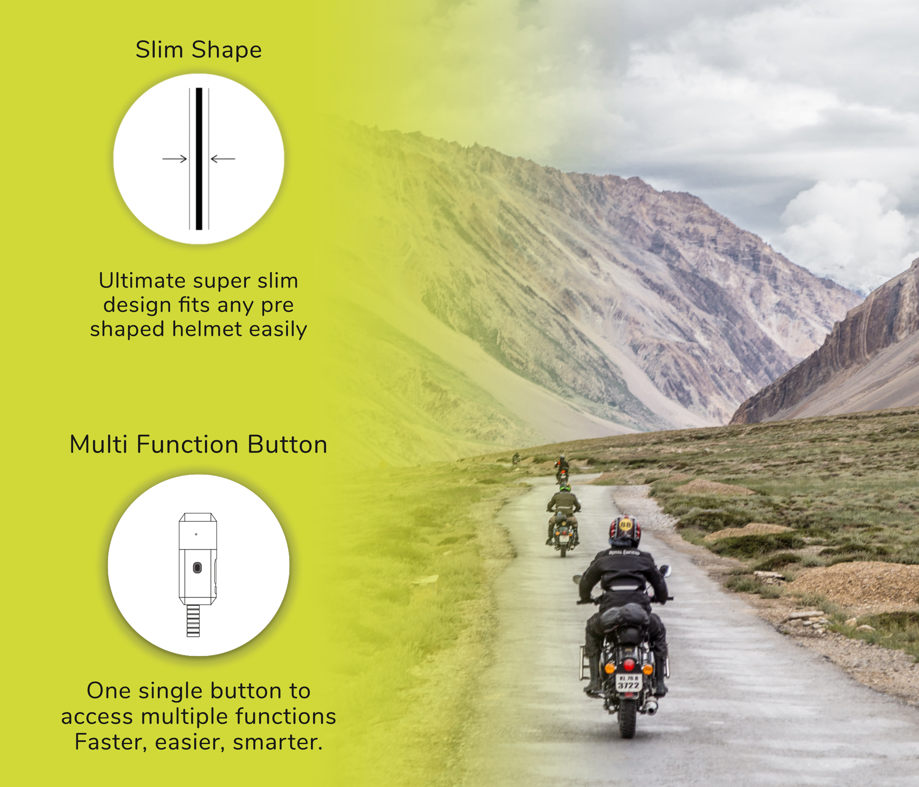 Twiins-HF-2.0-Bluetooth-Motorcycle-Helmet-Communication-Headset-Dual-Speaker-image-3