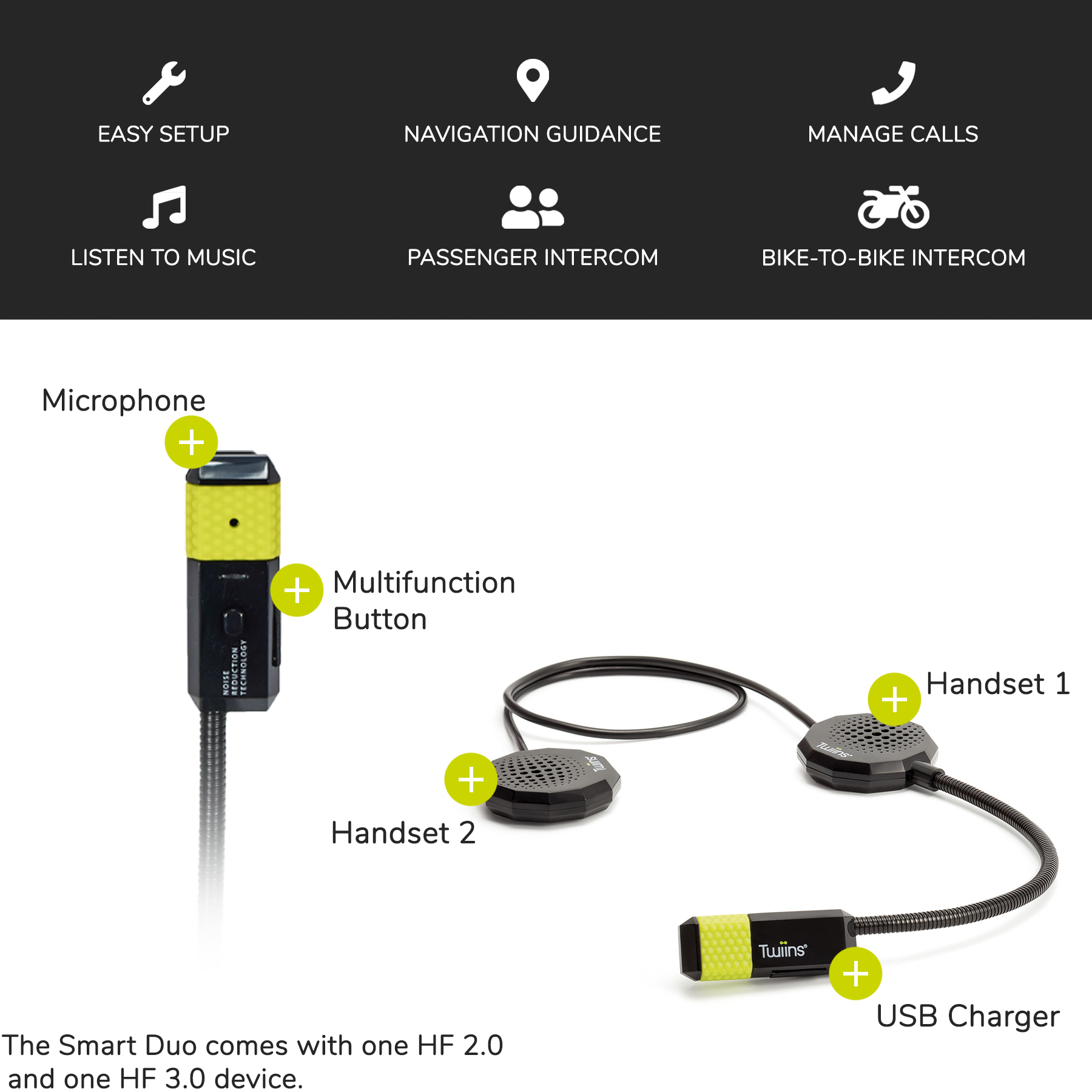 Twiins-HF-Smart-Duo-Bluetooth-Motorcycle-Helmet-Communication-Headset-image-3